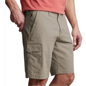 Copper and Oak Men Cargo Shorts 40 Ripstop Security Pocket Flex Waist Stretch